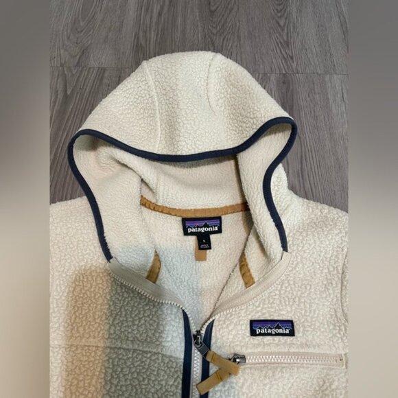 Patagonia women’s retro pile fleece hoodie small - Picture 4 of 6